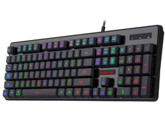 Redragon K509 DYAUS 7-Colors Backlit Quiet Aluminum Gaming Keyboard