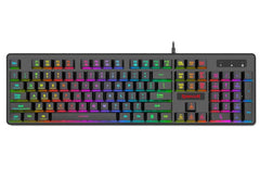 Redragon K509 DYAUS 7-Colors Backlit Quiet Aluminum Gaming Keyboard