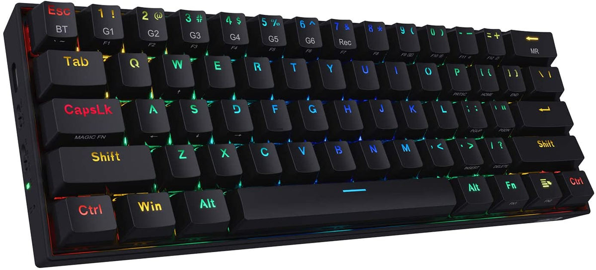 Redragon K530 Pro Draconic 60% Compact RGB Wireless Mechanical Keyboard - Black