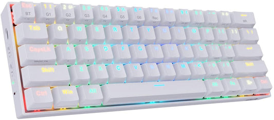 Buy Redragon K530 Pro Draconic 60% Compact RGB Wireless Mechanical Keyboard- White from Vmart in Pakistan