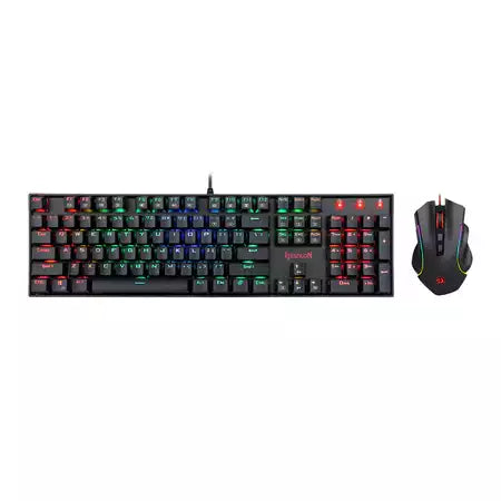 Buy Redragon K551RGB-BA Mechanical Gaming Keyboard &amp; M607 Gaming Mouse Combo from Vmart in Pakistan