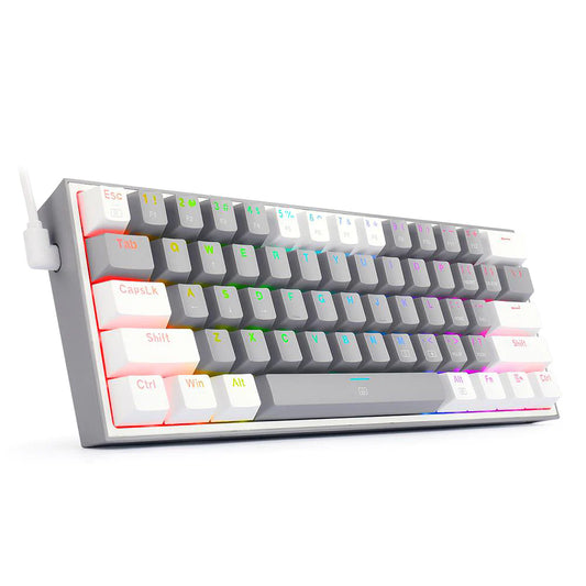 Buy Redragon K616 Fizz Pro RGB 60% Mechanical Keyboard - Grey/White from Vmart in Pakistan