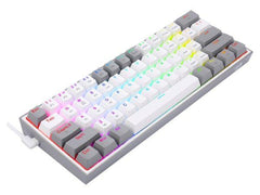 Redragon K616 Fizz Pro RGB 60% Mechanical Keyboard - White/Grey