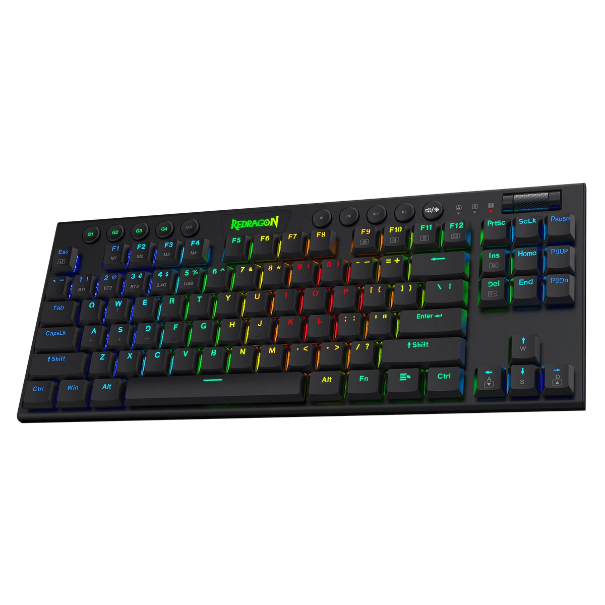 Redragon K621 Horus TKL Wired RGB Mechanical Keyboard - Black