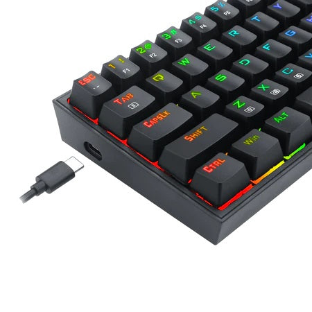 Redragon K628 Pollux 75% Wired RGB Gaming Keyboard