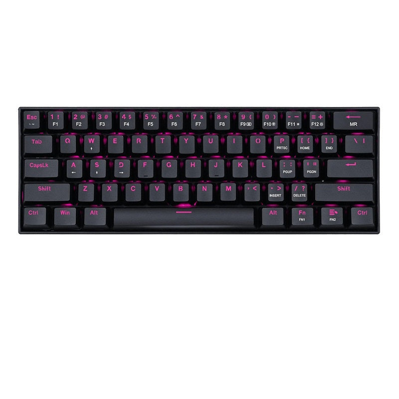 Redragon K630 60% Keyboard - Pink LED Backlit