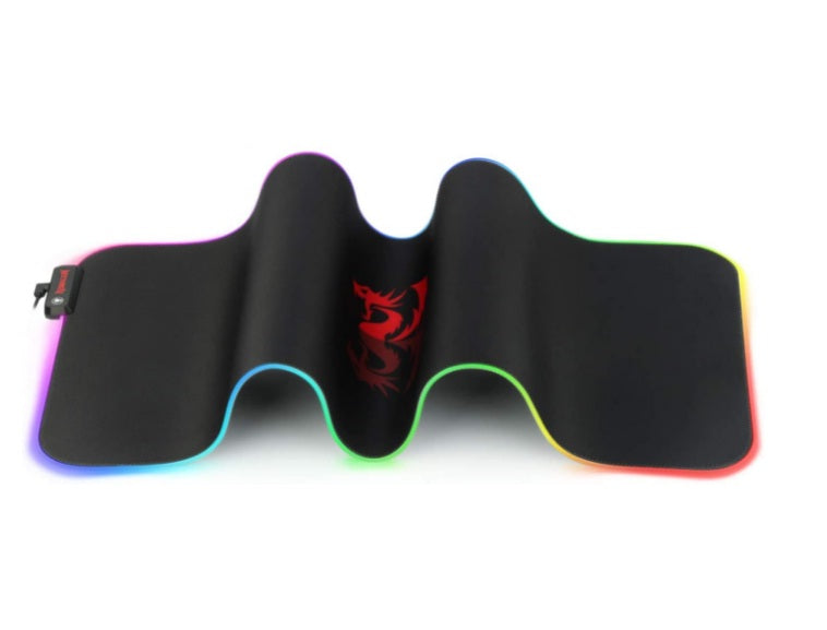 Redragon P027 Neptune RGB LED Gaming Mouse Pad - Large