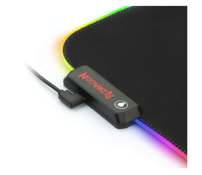 Redragon P027 Neptune RGB LED Gaming Mouse Pad - Large