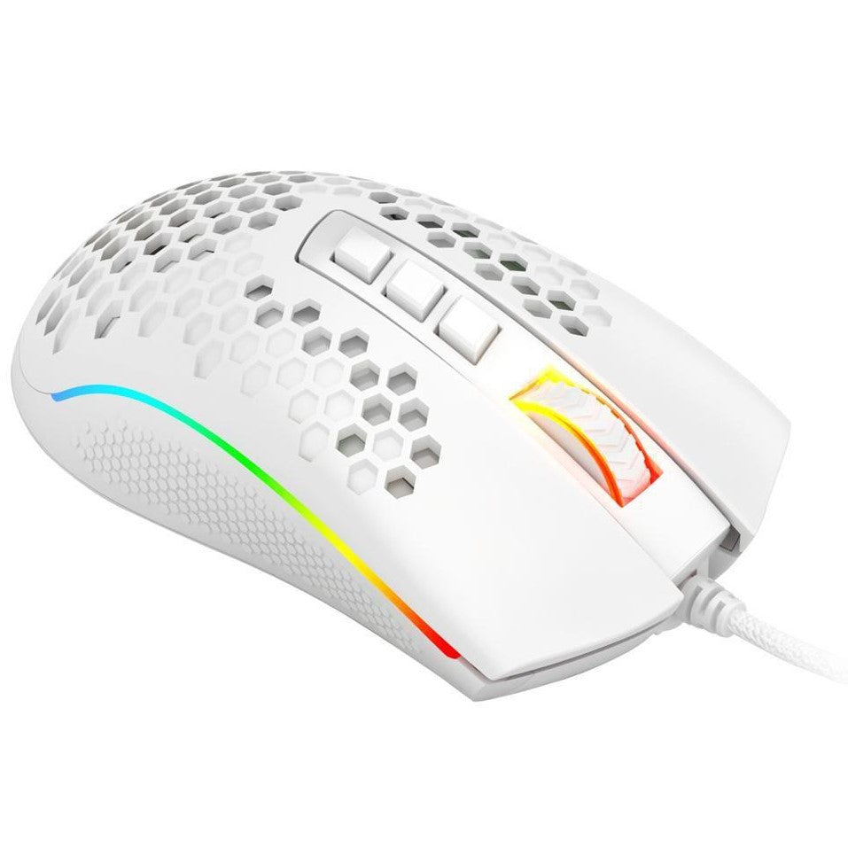 Redragon Storm Elite M988w RGB Wired Gaming Mouse - White