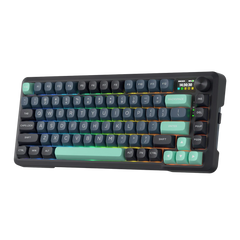 Buy Redragon Behemoth K724 Pro 75% Mechanical Keyboard Black & Green Vmart in Pakistan