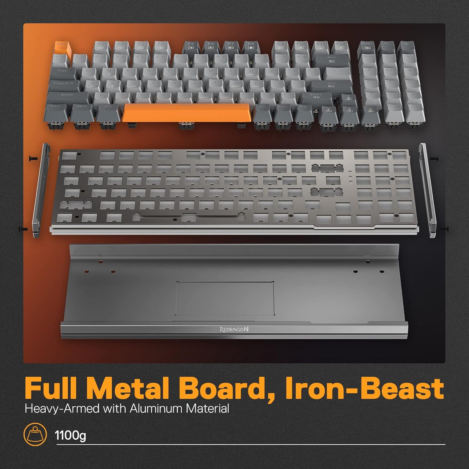 Buy Redragon K648 90% Wired Aluminum RGB Gaming Keyboard Vmart in Pakistan