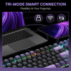 Buy Redragon K740 Dharma Pro Tri-mode Mechanical Keyboard with Mambo Switches from Vmart in Pakistan