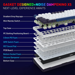 Buy Redragon K744 Pro 99 Keys Wireless Gasket RGB Gaming Keyboard Vmart in Pakistan