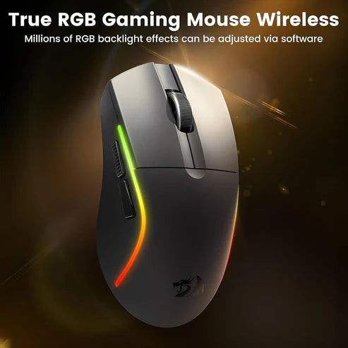 Buy Redragon M816 Pro Deicide Tri-mode 26K DPI RGB Gaming Mouse from Vmart in Pakistan