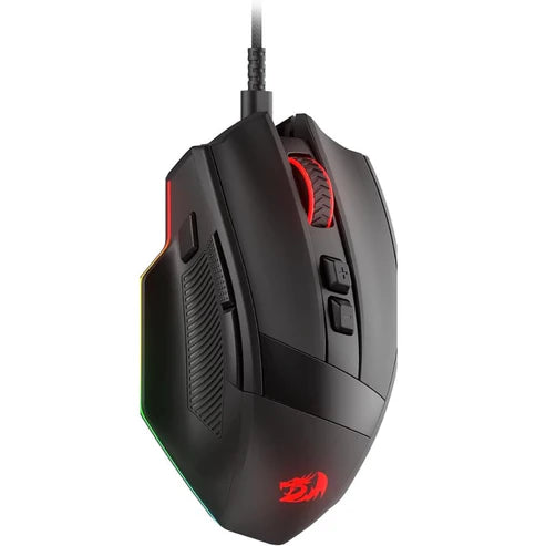 Buy Redragon M923 Stealth Wired RGB Optical Ergonomic Gaming Mouse Vmart in Pakistan