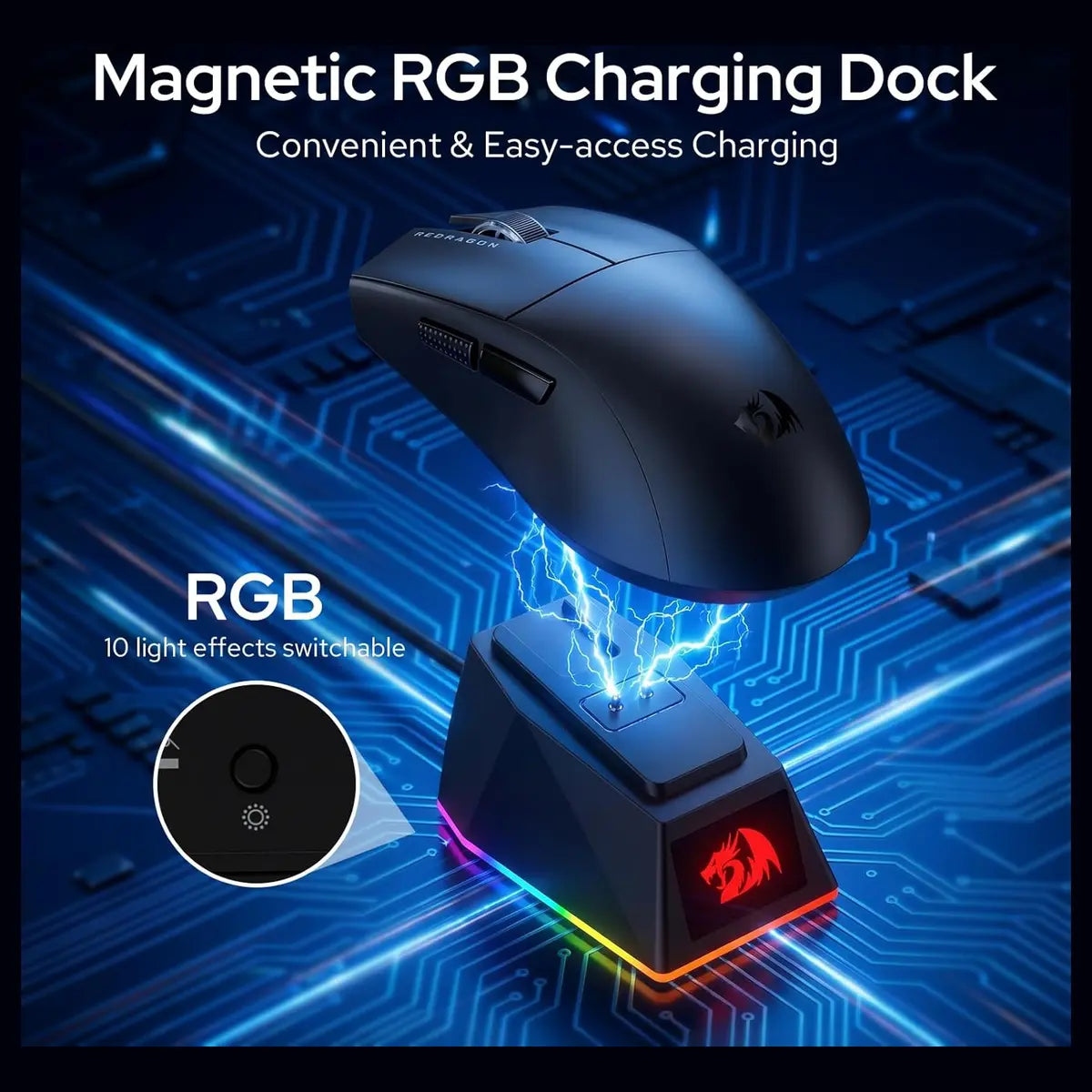 Buy Redragon M999 King Ultra Wireless Gaming Mouse from Vmart in Pakistan
