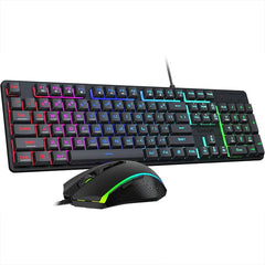 Buy Redragon S107-BA RGB 104 keys Membrane Keyboard & 10k DPI RGB Mouse Combo Set from Vmart in Pakistan