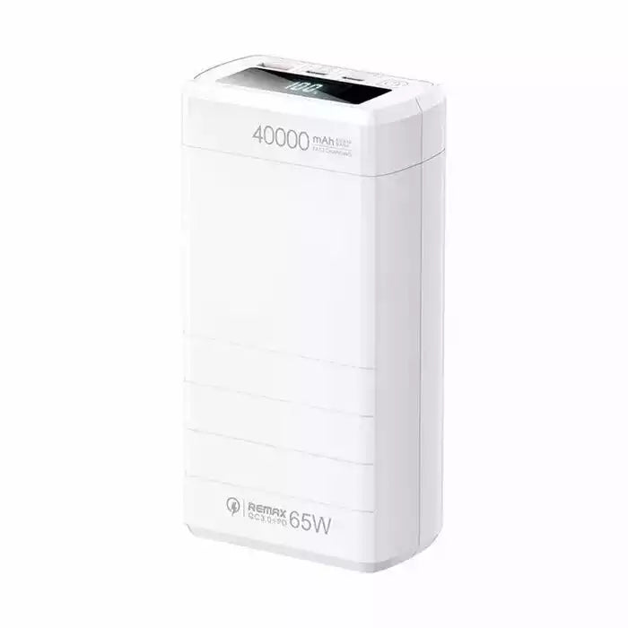 Remax RPP-310 Dinba Series 65W PD+QC Fast Charging Power Bank 40000mAh - White