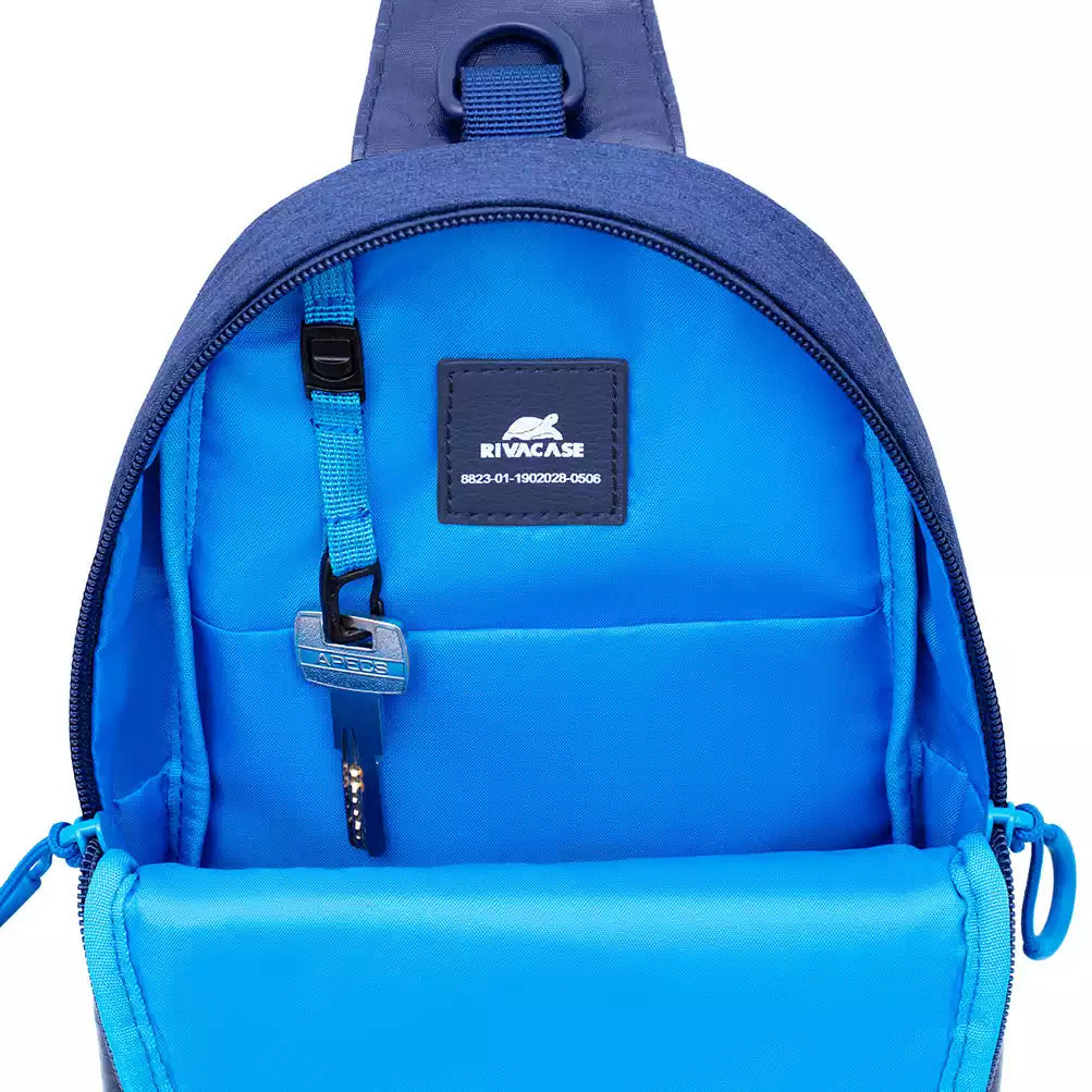 Rivacase 5312 Sling Bag 10.1" for Mobile Devices - Blue