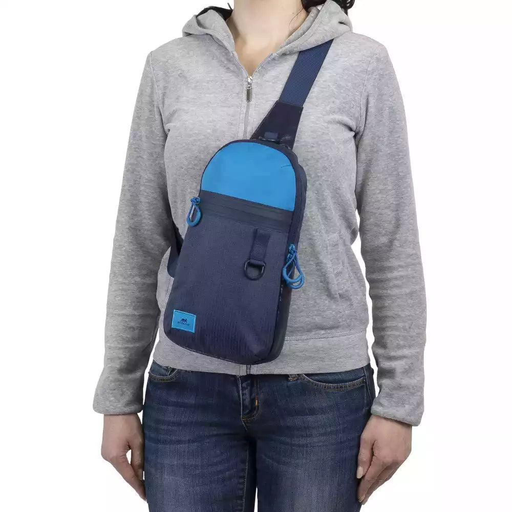 Rivacase 5312 Sling Bag 10.1" for Mobile Devices - Blue