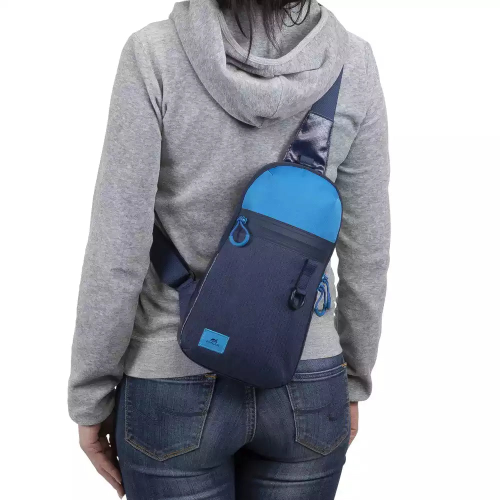 Rivacase 5312 Sling Bag 10.1" for Mobile Devices - Blue