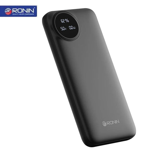 Buy Ronin R-4005 Bigger Digital Display 22.5 Hyper Charge Technology 20W PD Fast Charging 10000MAH Power Bank from Vmart in Pakistan