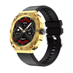 SK22 2 in 1 Smart Watch with Bluetooth Call - Gold