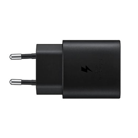 Samsung 25W PD Adapter (USB-C) (Without Cable) EU Plug - Black