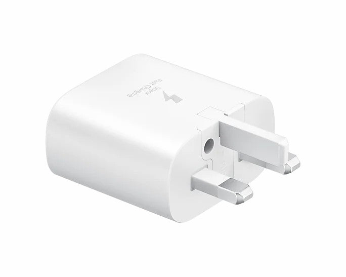 Samsung 25W PD Adapter (USB-C) (Without Cable) - White