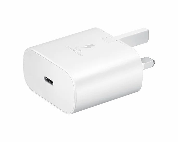 Samsung 25W PD Adapter (USB-C) (Without Cable) - White