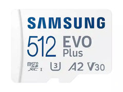 Samsung 512GB EVO Plus MicroSDXC Card With Adapter