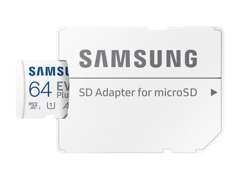 Samsung 64GB EVO Plus MicroSDXC Card With Adapter