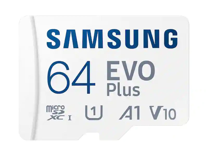 Samsung 64GB EVO Plus MicroSDXC Card With Adapter