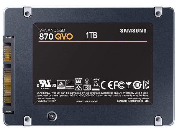 Samsung 870 QVO SATA III 2.5" SSD - 1TB