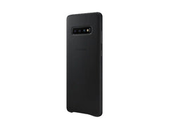 Samsung Galaxy S10+ Leather Cover- Black