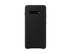 Samsung Galaxy S10+ Leather Cover- Black