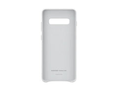 Samsung Galaxy S10+ Leather Cover- White