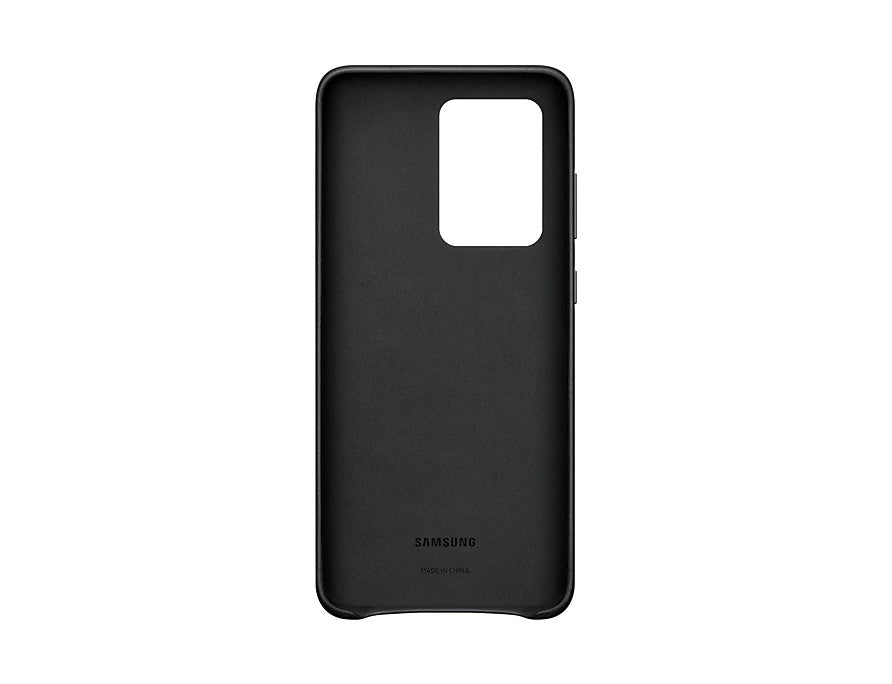 Samsung Galaxy S20 Ultra Leather Cover - Black