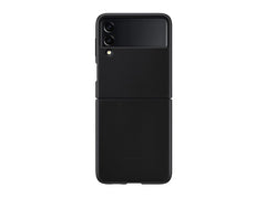 Samsung Galaxy Z Flip3 5G Leather Cover - Black