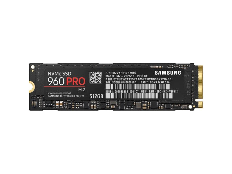 Samsung NVME M.2 SSD Pro 960 - 512GB