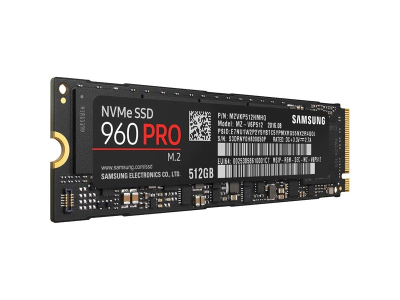 Samsung NVME M.2 SSD Pro 960 - 512GB