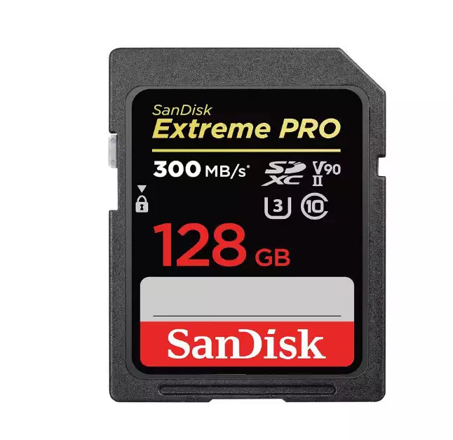 SanDisk 128GB Extreme PRO SDXC UHS-II Card