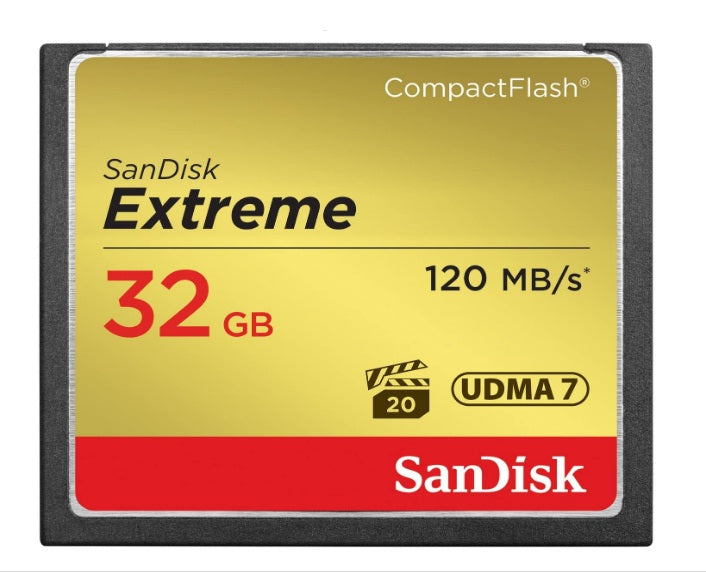 SanDisk 32GB Extreme CompactFlash Memory Card