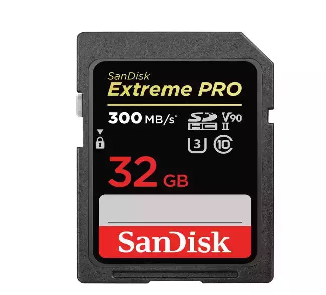 SanDisk 32GB Extreme PRO SDXC UHS-II Card