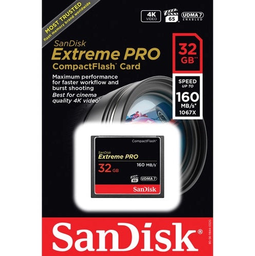 Buy SanDisk 32GB Extreme Pro CompactFlash Memory Card from Vmart in Pakistan