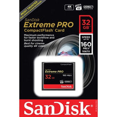 SanDisk 32GB Extreme Pro CompactFlash Memory Card