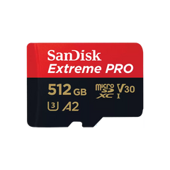 SanDisk 512GB Extreme Pro microSDXC UHS-I Card