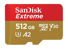 SanDisk 512GB Extreme microSDXC UHS-I Card