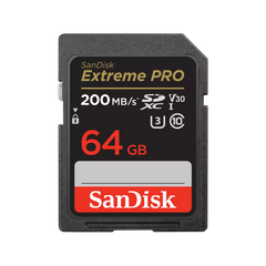 SanDisk Extreme PRO SDXC UHS-I Card - 64GB