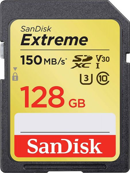 Buy SanDisk Extreme SDXC UHS-I Card 128GB from Vmart in Pakistan